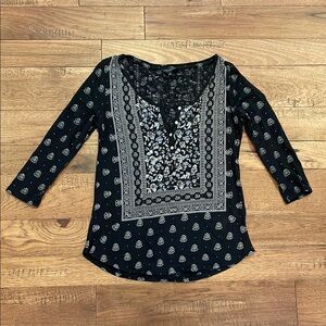 Lucky Brand Women’s Floral Tunic Top - Size S